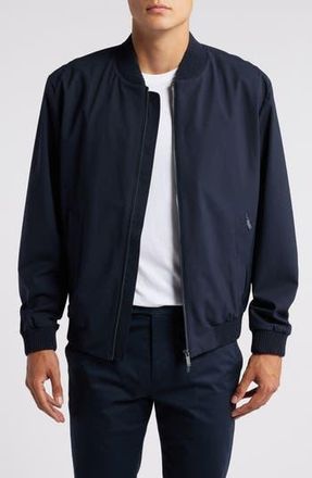 BOSS Hanry Stretch Virgin Wool Blend Jacket in Dk Bu at Nordstrom Rack, Size 46 Regular