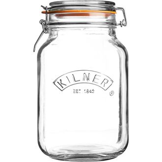 Kilner Square Clip Top Jar for Canning and Food Storage in 7.9 In at Nordstrom