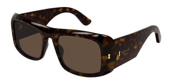Gucci GG1080S 002 Mens Sunglasses Tortoiseshell Size 56