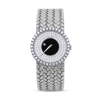 Piaget Pre-owned Piaget Vintage Hand Wind Diamond Ladies Watch 9706D2
