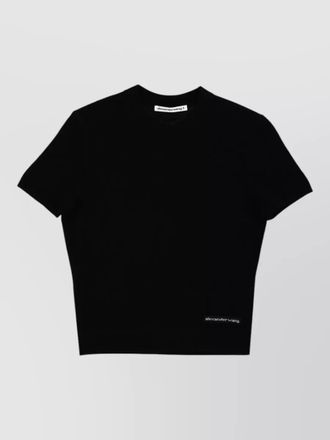 Alexander Wang knit t shirt logo crew neck
