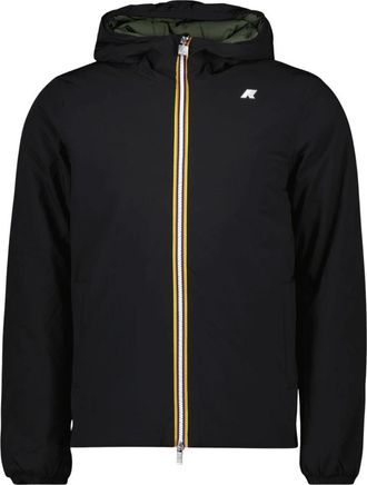 K-Way K-Way, Winter Jackets, male, Black, Size: M Jack Reversible Jacket