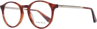 Sandro Bruine Ronde Optische Frames voor Vrouwen - Dames - Brillen - Bruin - ONE Size - Accessoires