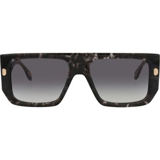 Just Cavalli 56mm Rectangular Sunglasses in Havana Havana Smoke at Nordstrom Rack