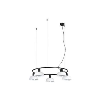 Faro Barcelona Tatawin S L&aacute;mpara Colgante Blanca 20343-140-5l