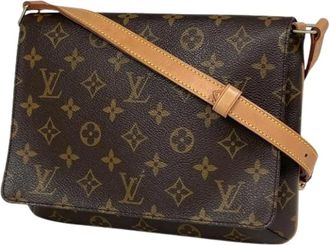 Louis Vuitton Pre-owned Cross Body Bags, female, Brown, Size: ONE SIZE Pre-owned Vintage Monogram Shoulder Bag