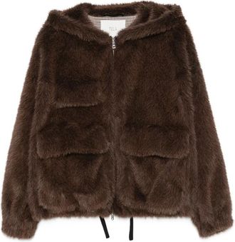Tela Hooded Faux-fur Jacket