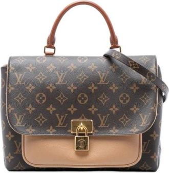 Louis Vuitton Pre-owned Handbags, female, Brown, Size: ONE SIZE Pre-owned The Marignan