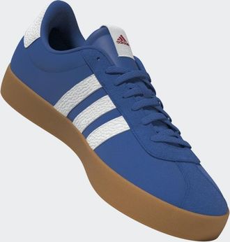 adidas Sneaker ADIDAS SPORTSWEAR VL COURT 3.0, Herren, Gr. 42,5, bright royal, cloud wei&szlig;, gum 3, Leder, Textil, Schuhe Sneaker, Design auf den Spuren des ad