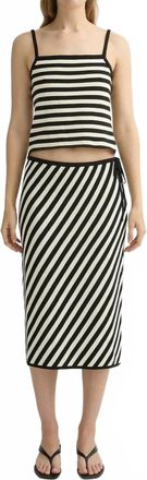 Poss&eacute; Womens Darcy Top In Cream/black