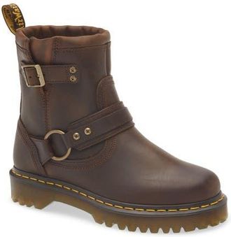 Dr. Martens Anistone Harness Boot in Dark Brown at Nordstrom, Size 9Us