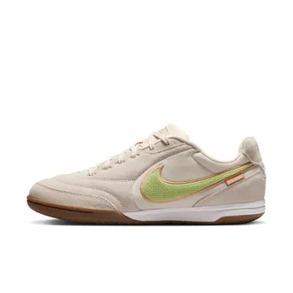 Nike Mens Tiempo Streetgato PRM Indoor/Court Low-Top Soccer Shoes in White | HV3489-100