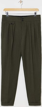 Jacamo Tailored Flannel Pleat Front Trouser