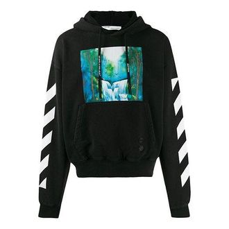 Off-white Mens Off-White Pattern Printing Black OMBB037E19E300151088