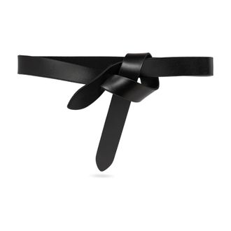 Isabel Marant Lecce Riem - Dames - Accessoires - Zwart - Maat: M Leer