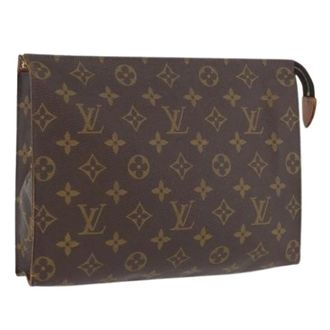 Louis Vuitton Pre-owned Clutches, female, Brown, Size: ONE SIZE Pre-owned Pochette Toilette 26