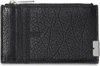 Burberry Grainy Leather Zip Card Case