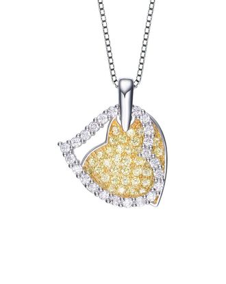 Genevive Silver Cz Pendant