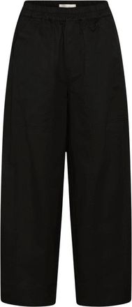 Inwear Didra IW Wijde Broek - Dames - Wijde Broeken - Zwart - 2XL - Broeken