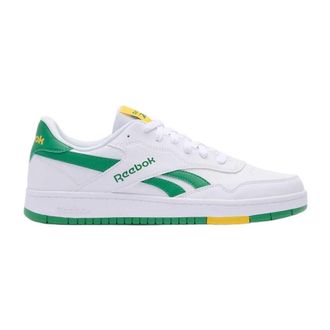 Reebok Unisex BB 1000 Sneaker, White/Glen Green/Golden Haze, 8 UK