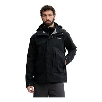 Columbia Street Heights Shell Jacket - Heren - Outdoorjassen - Zwart - M - Polyester - Fitness