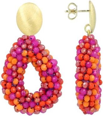 Lott. Gioielli Glassberry Drop Small Earrings in Fuchsia Purple Mix in Fuchsia/purple at Nordstrom