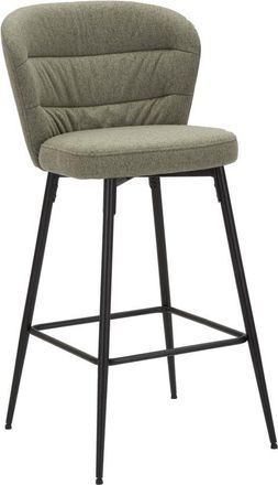 Mauro Ferretti Taburete De Bar Losanna Verde Set De 2 Piezas Cm 52x59x108