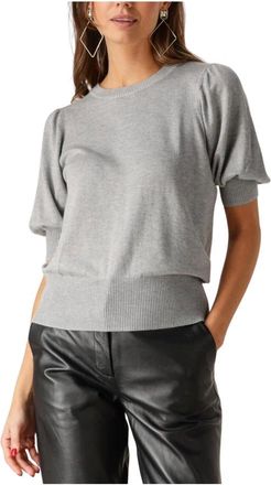 Minus Dames, Truien, Grijs, Maat: XS