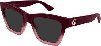 Gucci Cat-eye Sunglasses - female - Gucci - Sunglasses - Pink - 54 MM - Accessories