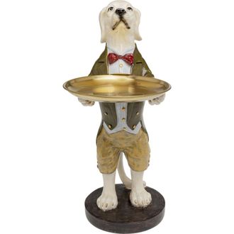 Kare Design Figura gentleman perro de poliresina multicolor 43 cm