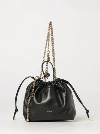 Chlo&eacute; Mini borsa a secchiello Icons in nappa con tracolla a catena