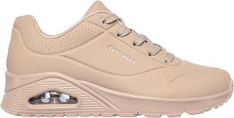 Skechers UNO - Stand on Air - Dames - Hardloopschoenen - Beige - 37 EU - Leer - Fitness