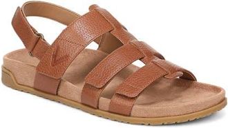 Vionic Eureka Fisherman Sandal - Wide Width Available in Tan at Nordstrom, Size 8.5