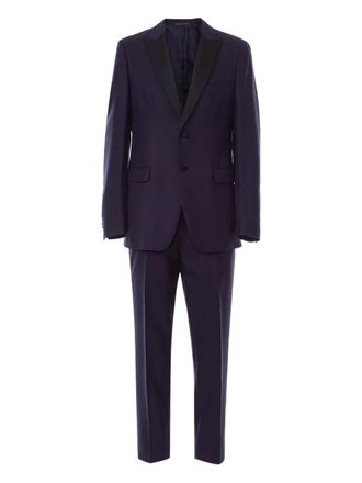 Valentino Garavani single-breasted suit - men - Fabric - 50 - Blue