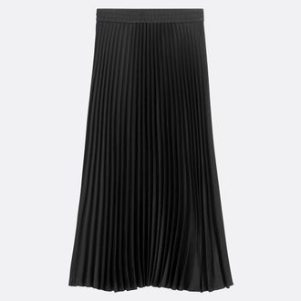 La Redoute Collections Lange pliss&eacute;rok met elastische tailleband