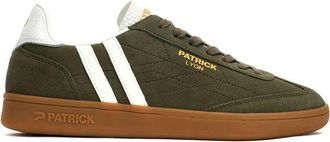 Patrick Mens Lyon Trainers - Green Suede - Size UK 10
