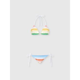 Missoni Triangle Bikini With D&eacute;grad&eacute; Zigzag Pattern in Multicoloured at Nordstrom, Size 36 It