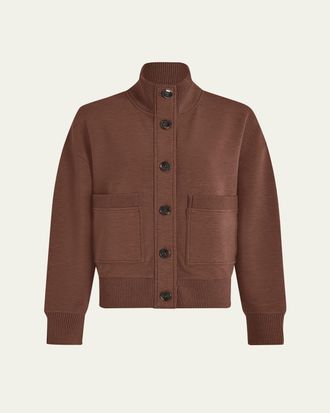 Varley Sabrina Button-Front Sweatshirt