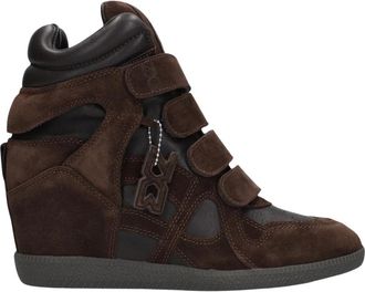 Nokwol Eden Wedge Sneakers - Dames - Sleehakken - Bruin - 38 EU - Wol - Schoenen