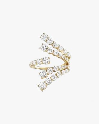 BEN ONI Gold Plated CZ Wrap Ring at Nordstrom