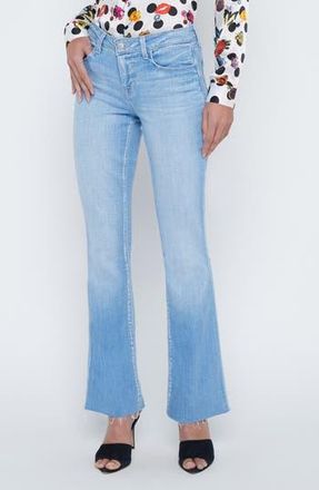 L'agence Sneeki Raw Hem Straight Leg Jeans in Bayview at Nordstrom Rack, Size 28