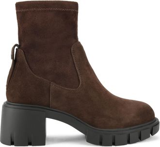 Kurt Geiger Womens Suede True Sock Boots - Brown - Size UK 5