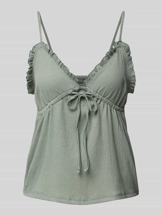 Only Regular Fit Tr&auml;gertop mit Taillentunnelzug Modell HILLARY in Schilf, Gr&ouml;&szlig;e S