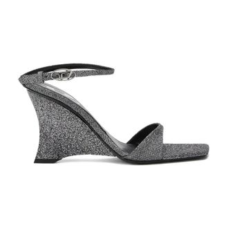 Diesel Wedges, female, Gray, Size: 10 US D-amber Sandal Wedge