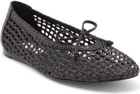 Steve Madden Leelo Woven Flat in Black at Nordstrom Rack, Size 9.5