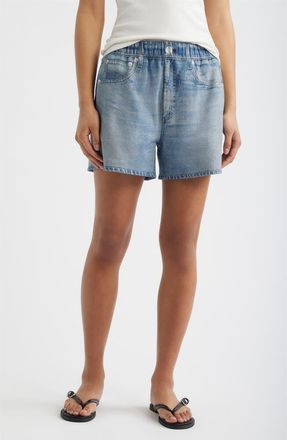 Rag & Bone Miramar French Terry Walking Shorts in Blue at Nordstrom, Size X-Large