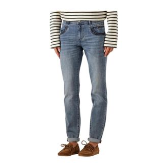 Mos Mosh MOS Mosh, Dames, Jeans, Blauw, Maat: W32 Katoen
