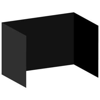 Regalos Miguel Regalos Miguel - Packs Laterales Carpas Plegables - Pack 3 Laterales Lisos Para Carpas 2x2 Master - Negro
