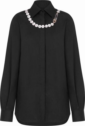 Moschino Black Regular Printed Shirt