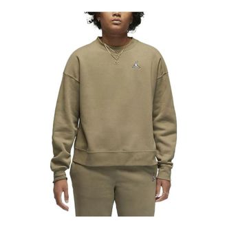 Air Jordan (WMNS) Air Jordan Brooklyn Fleece Crewneck Beige DQ4463-351